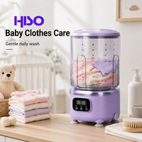 Mini machine à laver portable pour sous-vêtements, 3000 mAh, sans fil, rechargeable par USB, 2 L, pour les voyages, la maison, les chaussettes, les culottes, les vêtements de bébé