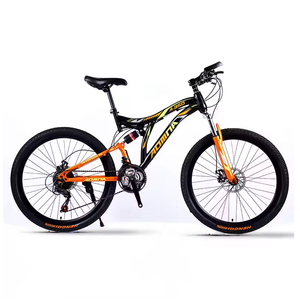 Bicicleta de Montaña <span class=keywords><strong>MTB</strong></span> de 21 y 24 Velocidades, Bicicletas de Montaña de 24 y 26 Pulgadas con Suspensión Completa, Bicicleta BMX de Carretera y Ciudad, Bicicleta de Montaña con Suspensión Completa - Product Image 1