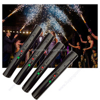 Système d'allumage de feux d'artifice de scène portatif en acier inoxydable réutilisable pour feux pyrotechniques froids, en stock entrepôt USA, pour Noël