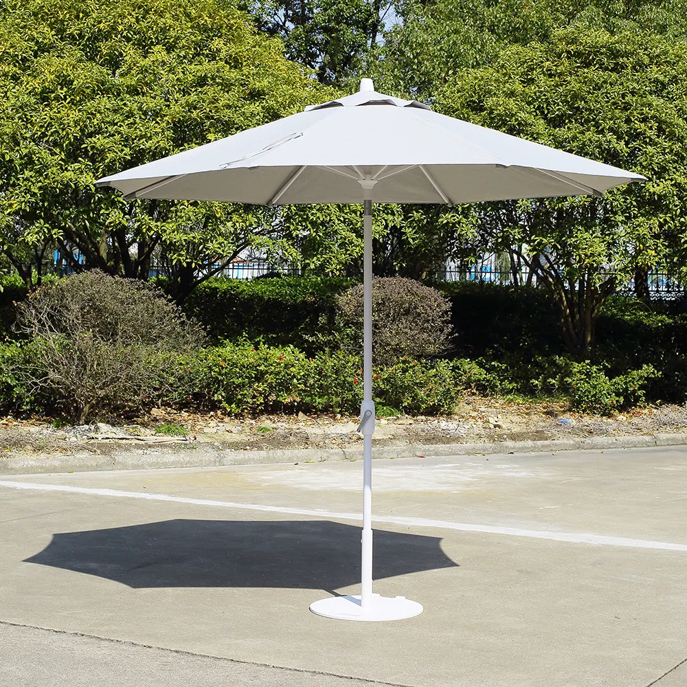Kolam Renang bagian besar payung, payung luar ruangan taman naungan matahari teras restoran tahan angin tugas berat