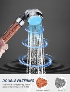 Filtro ad alta pressione FLG filtrazione soffioni doccia <span class=keywords><strong>risparmio</strong></span> acqua bagno LED soffioni doccia con automaticamente - Product Image 4