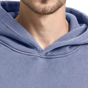 Sweat-shirts personnalisés 100 % coton mélangé pour hommes, poids lourd, manches longues, pour l'hiver et les activités de plein air, faible MOQ, conception OEM - Product Image 2