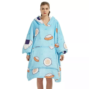 Couverture à capuche tricotée en polaire ultra douce personnalisable, sans minimum de commande - Product Image 5