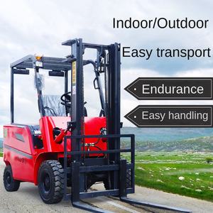 Chariot élévateur hydraulique à quatre roues pour le chargement et le déchargement, capacité de levage de 2/3 de tonne - Product Image 5