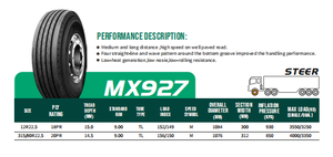 ยางเรเดียล DOT Certified 12R22.5 สำหรับรถบรรทุก สภาพใหม่ ยาง TBR 12R22.5 12R22.5 ยาง 12R22.5 - Product Image 5