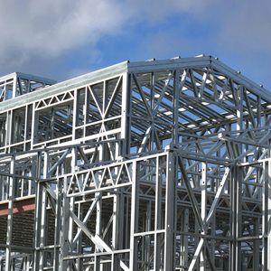 อาคารคลังสินค้าโครงสร้างเหล็กโลหะบริษัทออกแบบโรงผลิตเหล็กแบบกำหนดเอง - Product Image 1