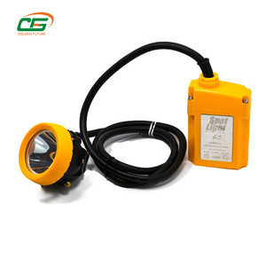 7.8Ahリチウムイオン充電式マイナーヘッドランプ地下炭鉱ヘルメットライトLEDマイニングキャップランプIP68評価 - Product Image 1