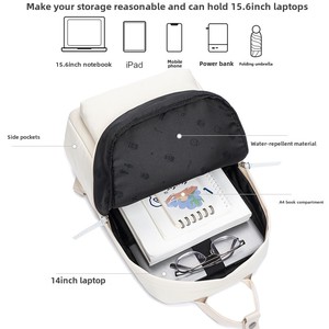 <span class=keywords><strong>2025</strong></span> Thiết Kế Mới Của Nam Giới Của Phụ Nữ Máy Tính Xách Tay Ba Lô Chất Lượng Cao Không Thấm Nước Đa Chức Năng Kinh Doanh Túi Màu Rắn Thời Trang Phong Cách - Product Image 2