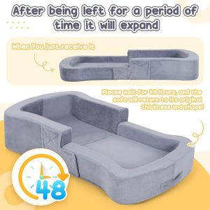Toddler Foam Daybed 20mm Thick <b>Folding</b> Portable Modern Design Kids <b>Bed</b> - Product Image 5