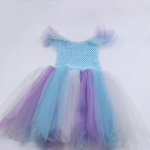 Meisjes Zeemeermin Prinses Cosplay Jurk Halloween Kostuum Kinderen Vakantie Podiumvoorstelling Feest Outfit - Product Image 2