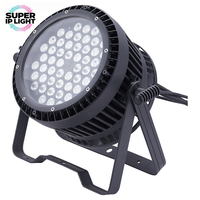 Projecteur LED Par étanche 54x3W RGBW 4-en-1 IP65 sans ventilateur silencieux DMX512 pour éclairage de scène extérieur, discothèque et spectacle