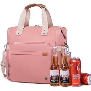 Bolsa térmica con cremallera de muestra gratuita con papel de aluminio/bolsa de reparto de pizza Oxford negra impermeable/bolsa térmica aislada - Product Image 4