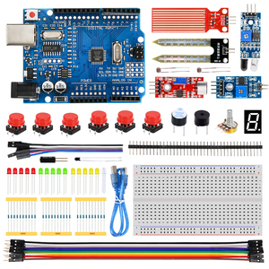 KUONGSHUN tige éducation école bricolage démarreur projet programmable avec tutoriel bricolage Kits électroniques pour adultes pour Arduino <span class=keywords><strong>UNO</strong></span> R3 - Product Image 1