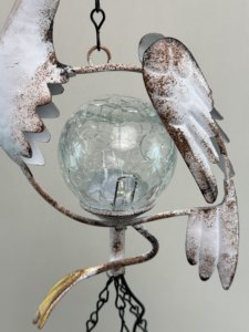 Lanterna Solare Decorativa a LED a Forma di Uccello per Recinzioni da Giardino, Impermeabile - Product Image 5