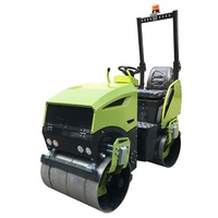 Bomag Bw115 Rouleau d'impact d'occasion 1 tonne 2 tonnes Petit rouleau compresseur avant en acier et arrière en caoutchouc