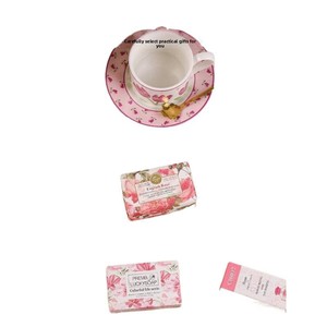 Luxury Handmade Wicker Basket <strong>Gift</strong> Set <strong>for</strong> <strong>Women</strong> Exquisite Premium Spa Tea <strong>Hamper</strong> Floral Mug Scented Candle Towel Elegant <strong>Gift</strong> - Product Image 5