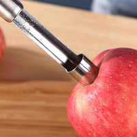 Fabrieksdirect handmatige roestvrijstalen zware appelboor, fruitpitverwijderaar, peerontpitter met comfortabele grip
