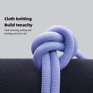 Bất 6A siêu nhanh PD 120W 1M nylon Type-C sạc cáp dữ liệu cho Huawei Đối với <span class=keywords><strong>Samsung</strong></span> phổ 120W C C sạc nhanh máy tính - Product Image 5