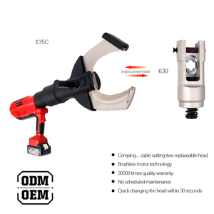 Outil de coupe et de sertissage <span class=keywords><strong>hydraulique</strong></span> électrique robuste 630 pour câbles blindés Cu/Al Machine de sertissage de câbles professionnelle portable - Product Image 3