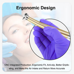 ELIJAH Promotion Pièce à main dentaire électrique haute vitesse 2/4 trous Rainbow Tête standard Intégration CNC Silencieuse 60 dB Roulement en céramique - Product Image 4