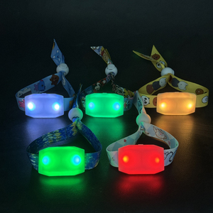 Produk paten baru gelang led berlian kendali jarak jauh gelang led <span class=keywords><strong>DMX</strong></span> pendukung konser alat peraga anyaman mendukung telecontrol - Product Image 1