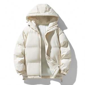 Veste d'hiver pour homme, vente chaude, imperméable, en laine épaisse, chaude, respirante, à fermeture éclair, ample, pour l'extérieur - Product Image 6