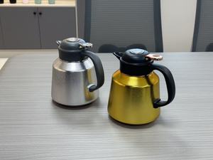 Thermos à vide d'usine de 1,5 L, <span class=keywords><strong>théière</strong></span>, grande capacité, en acier inoxydable, tasse à café, bouilloire portable pour la maison - Product Image 6
