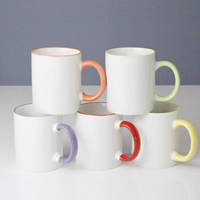 Mug en céramique en porcelaine LEXI 11 oz, classique et moderne, couleur personnalisée, logo, compatible micro-ondes et lave-vaisselle, usage domestique, café, OEM