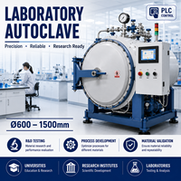 Autoclave Compuesto con Certificación CE ISO para Validación de Procesos con Rango de 0.8-5.0MPa y Diseño de Sistema de Enfriamiento por Agua