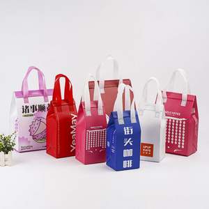 Bolsa Térmica Desechable de Tela No Tejida para Llevar, Bolsa Refrigerante Portátil para Exteriores, Bolsas de Compras y Almuerzo Aisladas 2024 - Product Image 1