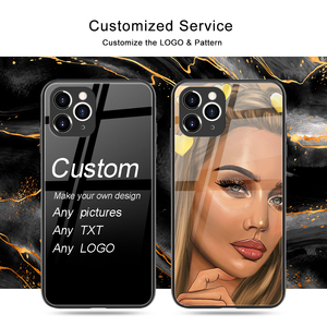 เคสโทรศัพท์ TPU กระจกเทมเปอร์แวววาวพิมพ์ลายเด็กผู้หญิงสำหรับ iPhone <span class=keywords><strong>7</strong></span> 8 XS ฝาหลัง11pro สำหรับ S23 ultra - Product Image 3