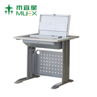 Table d'ordinateur pliable et rotative Hide-way avec surface en bois pour étudiants, idéale pour l'école, la maison, le bureau et les salles de formation