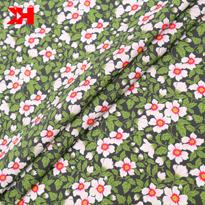 Tela de Algodón Popelín Estampada Lisa en Inglés y Japonés, Diseño Personalizado, 100% Algodón, para Prendas de Vestir - Product Image 2