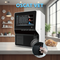 Analyseur hématologique vétérinaire automatique OSCAT pour cliniques vétérinaires, équipement médical vétérinaire pour animaux de compagnie, compteur de cellules sanguines CBC