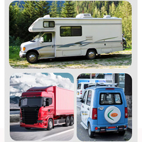 Climatiseur de toit tout-en-un LXRV 12/24/48/60/72V avec chauffage et refroidissement en option, compresseur électrique à spirale 2200W