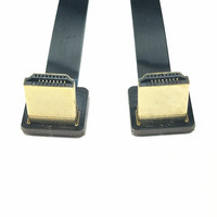 Cable de cinta HDTV FPV de 90 grados, Micro HDTV a Mini HD MI macho FPC