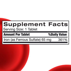 थोक मूल लौह पूरक टैबलेट ऊर्जा और प्रतिरक्षा प्रणाली समर्थन का समर्थन करते हैं - Product Image 2