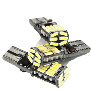 完美 LED 汽车 led 灯泡 194 24smd 26smd 4014 无误差 canbus t10 led canbus W5W 194 192 LED 灯泡与凉爽的红色凉爽的绿色