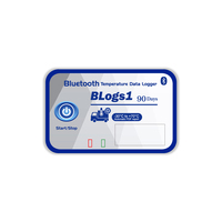 Registrador de datos de temperatura de cadena de frío BLE, resistente al agua para caja de vacunas