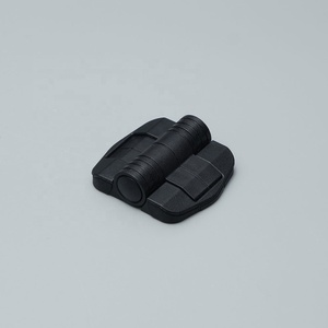 Charnière amortie à fermeture automatique en nylon noir mat pour porte de meuble de cuisine - Product Image 3