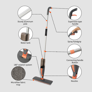 HOLAMOPA Microfibra Auto Detailing Fregona Aluminio Extensible RV Poste de limpieza - Product Image 2