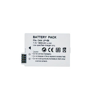 <span class=keywords><strong>Batterie</strong></span> LP-E8 pour appareil photo <span class=keywords><strong>Canon</strong></span> EOS 550D 600D 650D <span class=keywords><strong>700D</strong></span> X4 X5 X6i X7 - Product Image 1