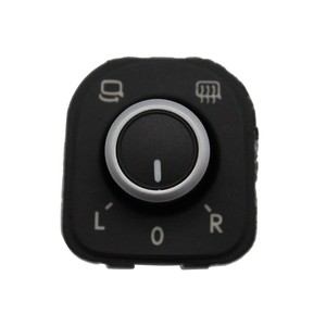 Volkswagen Rearview <b>Mirror</b> Knob Switch 5ND959565B With Heating For Golf Mk5 Jetta Passat B6 Black <b>Plastic</b> - Product Image 1