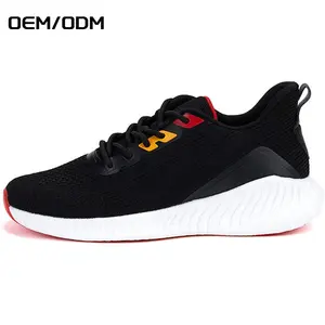 Customized Your Own Logo Best Quality Box EVA OEM \ ODM Service Unisex Lace-up Breathable Sport Shoes China For Men Shoe