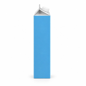 กล่องบรรจุภัณฑ์น้ำผลไม้ชนิดนมคุณภาพสูงแบบฝาปิดทรงจั่ว - Product Image 1