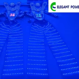 Traje <span class=keywords><strong>de</strong></span> Robot LED Brillante para Fiestas, Carnavales, Discotecas y Espectáculos - Product Image 2