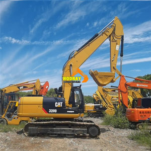 Excavadora de cadenas ORIGINAL 320D de 20 toneladas, USADA, con motor de alta calidad de fábrica, a bajo precio, en stock para la venta - Product Image 2