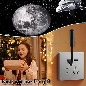USB LED High-Definition Lamp 360-degree Adjustable Moon Ocean Life <b>Star</b> Galaxy Projector Night <b>Light</b> for Bedroom DIY High - Product Image 4