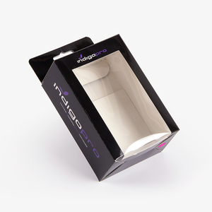 Tái Chế Vật Liệu C1S Hộp Giấy Biểu Tượng Tùy Chỉnh In Với Treo Lỗ Giấy Các Tông Hộp Với Rõ Ràng Hiển Thị Trong Suốt Cửa Sổ - Product Image 1