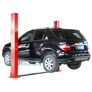 TFAUTENF CE 4T Pont élévateur automobile robuste, conception à 2 poteaux avec plaque de base, colonnes renforcées pour usage commercial quotidien - Product Image 1